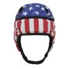 Rugby Helmet Soccer Scrum Cap Adjustable Soft Shell 7v7 Flag Football Headguard Headgear Protective Cap for Youth Adults view 2