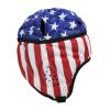 Rugby Helmet Soccer Scrum Cap Adjustable Soft Shell 7v7 Flag Football Headguard Headgear Protective Cap for Youth Adults view 3