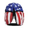 Rugby Helmet Soccer Scrum Cap Adjustable Soft Shell 7v7 Flag Football Headguard Headgear Protective Cap for Youth Adults view 4