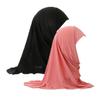 Cntqiang 2 Pieces 2-7 Years Kids Hijabs Muslim Childrens Turban Full Cover Islamic Instant Scarf Caps Headscarf view 1