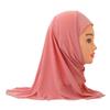 Cntqiang 2 Pieces 2-7 Years Kids Hijabs Muslim Childrens Turban Full Cover Islamic Instant Scarf Caps Headscarf view 2