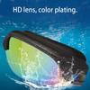 KANDUO Swim Goggles, Ergonomic Goggles Swimming Goggleswith Adjustable Lens Strap, Earplug One-Piece Electroplating Swimming Goggles (Color : Red) view 4