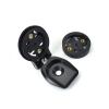 XBERSTAR Bike Computer Stem Top Cap Mount Holder Bike Headset Top Cap Stem Headset Cap Cover Computer Mount for Garmin Wahoo GPS (Black) view 4