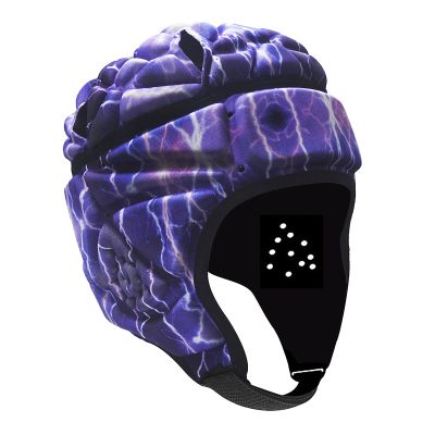 Rugby Helmet Soccer Scrum Cap Adjustable Soft Shell 7v7 Flag Football Headguard Headgear Protective Cap for Youth Adults