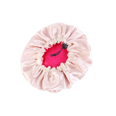 Beavorty Satin Sleep Bonnet for Boys and Girls Double Layer Elastic Cap Sun Protection Hat Girl Night Sleeping h