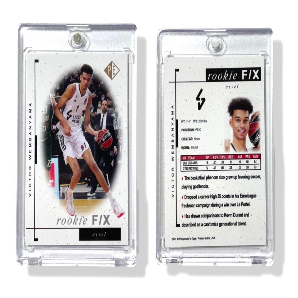 Victor WEMBANYAMA RC 2021 Prospectors Edge Rookie F/X Basketball Card France