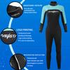 3mm Wetsuits for Women,Women Back Zip Neoprene Wet Suits Full Body Scuba Diving Suit for Diving Snorkeling Surfing Swimming Water Sports(L,Black with Blue) view 3