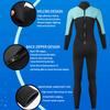 3mm Wetsuits for Women,Women Back Zip Neoprene Wet Suits Full Body Scuba Diving Suit for Diving Snorkeling Surfing Swimming Water Sports(L,Black with Blue) view 4