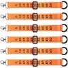 RunNico 6 Pack Football Referee Chain Clips-Football Yard Officials Markers-Professional Football Nylon Chain Clip for Men Nylon Head Linesman Umpire Equipment view 1