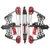 Archery Compound Bow 35 Lbs Dual-Purpose Compound Bow Steel Ball Compound Bow Kit Right and Left Handed Bow for Outdoor Hunting Shooting Fishing (Set 1) view 1