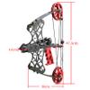 Archery Compound Bow 35 Lbs Dual-Purpose Compound Bow Steel Ball Compound Bow Kit Right and Left Handed Bow for Outdoor Hunting Shooting Fishing (Set 1) view 3