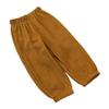 Kids Tales 3 Pack Boys Girls Cotton Linen Pants Child Basic Plain Solid Trousers Big Kids Elastic Waist Long Pants Bloomers view 4