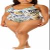 Hurley Womens One Piece Swimsuit (as1, Alpha, m, Regular, Regular, Cayman Palms) view 4