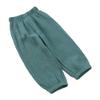 Kids Tales 3 Pack Boys Girls Cotton Linen Pants Child Basic Plain Solid Trousers Big Kids Elastic Waist Long Pants Bloomers view 4