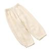 Kids Tales 3 Pack Boys Girls Cotton Linen Pants Child Basic Plain Solid Trousers Big Kids Elastic Waist Long Pants Bloomers view 3