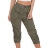 ERTUPE Women's Cargo Capris Hiking Pants Lightweight Quick Dry Outdoor Athletic Travel Casual Loose Comfy Cute Pockets view 1