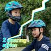 EULANT Childrens Full Face Helmet with Chin Guard, Bicycle Helmet for Girls and Boys Aged 6 Years, Fits Head Size 48-56 cm (Blue and Yellow, Small=48-53cm/18.9-20.9inch) view 4