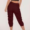 ERTUPE Women's Cargo Capris Hiking Pants Lightweight Quick Dry Outdoor Athletic Travel Casual Loose Comfy Cute Pockets view 3