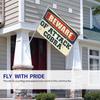 College Dorm Flags Beware Of Attack Cobra Flag Cool Garden Flag Man Cave Decorations (Size : 120X180CM) view 3