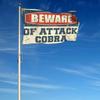 College Dorm Flags Beware Of Attack Cobra Flag Cool Garden Flag Man Cave Decorations (Size : 120X180CM) view 4