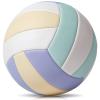 SYNGUCK Size 5 Volleyball,Official Soft Indoor Outdoor Volleyballs Sports Training Game Play Ball for Youth, Teenager, Adult view 2