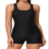 beautyin Women's Bathing Suit Boyleg Athletic Lap Competitive Lap Swimsuits