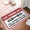 CakJuice Farmhouse Front Door Mat Dart Parking Only Rug Pads & Mat Fall Floor Mat Outdoor (Size : 40X60CM) view 1