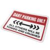 CakJuice Farmhouse Front Door Mat Dart Parking Only Rug Pads & Mat Fall Floor Mat Outdoor (Size : 40X60CM) view 2