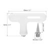 PATIKIL 1/2 Inch Steel Track Spikes, 100 Pack Sports Shoes Spikes Replacement Accessories with Spike Wrench for Long Jumping Running, Silver Tone view 2