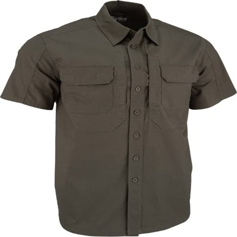 TRYBE Tactical Ultra Utility Short Sleeve Tactical Shirt - Mens, Olive Drab Green, L, UUSSTSODG-L