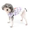 Zunea Dog Girls Dresses for Small Dogs Rhombus Pattern Summer Puppy Sundress Cute Strawberry Dog Princess Dress Soft Vest Shirt Ruffles Dress Chihuahua Yorkie Skirt Apparel Purple S view 2