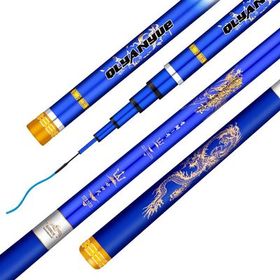 ZFF Fishing Rod Carbon Super Hard Ultralight Hand Pole 19 Tone Big Fish Rods 3.6m 3.9m 4.5m 4.8m 5.4m 5.7m 6.3m 6.6m 7.2m 7.5m 8.1m 8.5m 9m 9.5m 10m Rivers Lakes Reservoirs Streams (Size : 8.5m)