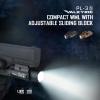 OLIGHT PL-3S Valkyrie 1000 Lumens Compact Weaponlight Rail-Mounted Tactical Light LED with Rail Locating Keys for 1913 Picatinny, GL Style (Black) view 2