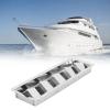 Yuecoom Boat Louvered Vent 5 Slots,Marine Grade 316 Stainless Steel Yacht Ventilator Cover 12.9"x4.3" - Rectangle Marine Hardware for Boats, Yachts, Sailboats (Waterproof Deck Vent) view 3