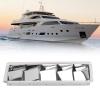 Yuecoom Boat Louvered Vent 5 Slots,Marine Grade 316 Stainless Steel Yacht Ventilator Cover 12.9"x4.3" - Rectangle Marine Hardware for Boats, Yachts, Sailboats (Waterproof Deck Vent) view 4