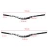 HIMALO 31.8mm MTB Handlebar 720mm 780mm Mountain Bike Riser Handlebars Downhill DH XC AM FR Aluminium Alloy Extra Long Bars Rise 30mm (Color : Black Pink, Size : 720mm) view 3