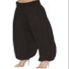 21Fashion Womens Plain Baggy Harem Italian Trousers Ladies Full Length Lagrenlook Alibaba Pants (Black US 16-18) view 1