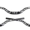 HIMALO MTB Riser Handlebar 31.8mm Mountain Bike Handlebar Aluminum Alloy Extra Long Bars 720mm 780mm Rise 50mm XC AM DH Handlebars (Color : Black, Size : 780mm) view 4