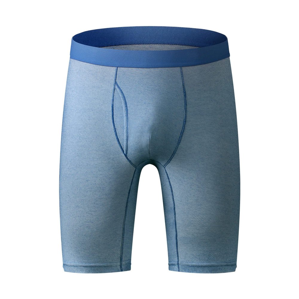 DGKaxiyaHM Sports Running Underwear For Men, Comfortable, Breathable, Wear-Resistant, And Extended (Blue-1PC,XX-Large)