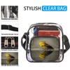 bisibuy Bird Parrot Water Reflection Clear Crossbody Bag Clear Messenger Bag Shoulder Bags Clear Purse Stadium Approved for Concerts Sports Events Work Travel view 2