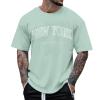 ZHUER 2025 Summer T-Shirts for Men American Flag Patriotic Shirts Short Sleeve Graphic Tee Crewneck 4th of July Tshirts Tees view 1