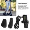 Electric Throttle Grip Set, 805 LCD Display, Electric Scooter Half Throttle Grip with LCD Panel for 22.5mm Handlebars view 3
