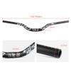 HIMALO MTB Riser Handlebar 31.8mm Mountain Bike Handlebar Aluminum Alloy Extra Long Bars 720mm 780mm Rise 50mm XC AM DH Handlebars (Color : Black, Size : 720mm) view 2