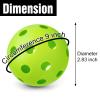 Mototo 12PCS Soft Baseballs for Practice, 9 Inch Plastic Baseball Training Balls 26-Hole Hollow Soft Balls with 15"x9" Drawstring Mesh Bag Batting Practice Equipment for Youth Indoor Outdoor Hitting view 2