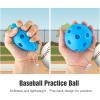 Mototo 12PCS Soft Baseballs for Practice, 9 Inch Plastic Baseball Training Balls 26-Hole Hollow Soft Balls with 15"x9" Drawstring Mesh Bag Batting Practice Equipment for Youth Indoor Outdoor Hitting view 3