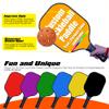 Custom Stylish Premium Pickleball Paddle Racket, 3D Print Personalized Add Your Picture Design Indoor Outdoor Pickle Ball Paddle, Fiberglass Surface, Honeycomb Core, Orange view 4