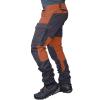 ZYXTIM Men's Ripstop Hiking Pants Quick Dry Lightweight Breathable Waterproof Outdoor Climbing Fishing Travel Camping Pants Orange view 1