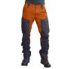 ZYXTIM Men's Ripstop Hiking Pants Quick Dry Lightweight Breathable Waterproof Outdoor Climbing Fishing Travel Camping Pants Orange view 2