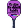 Customized Pickleball Paddle, Graphite Pickleball Paddle/Paddles Set, Polypropylene Honeycomb Core, Portable Paddle Cover, Lightweight Pickleball Racket, MediumOrchid view 1
