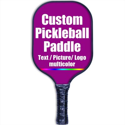 Customized Pickleball Paddle, Personalized Graphite Pickleball Paddle/Paddles Set, Polypropylene Honeycomb Core, Portable Paddle Cover, Lightweight Pickleball Racket, Lightpurple